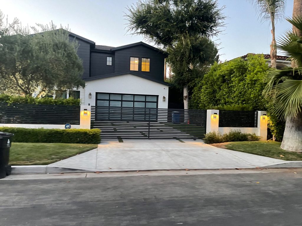 Custom wood garage door installed by AW Garage Door