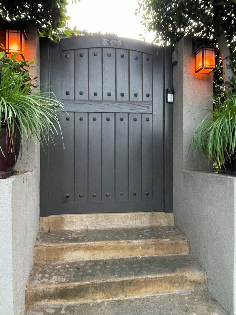 Pedestrian entry gate installed in Los Angeles